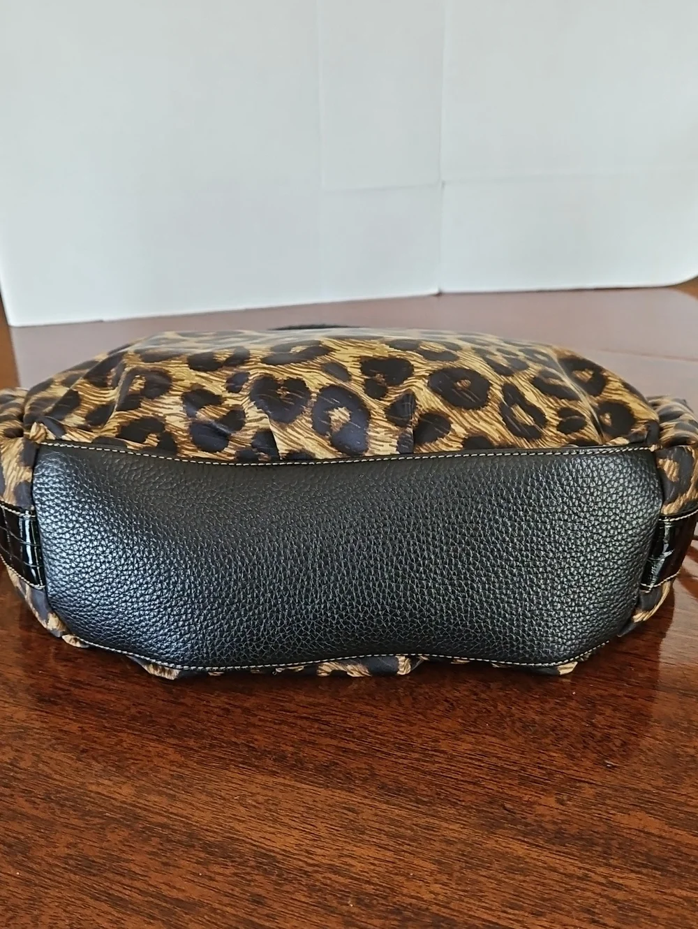 Brighton Leopard Print Hobo Bag
